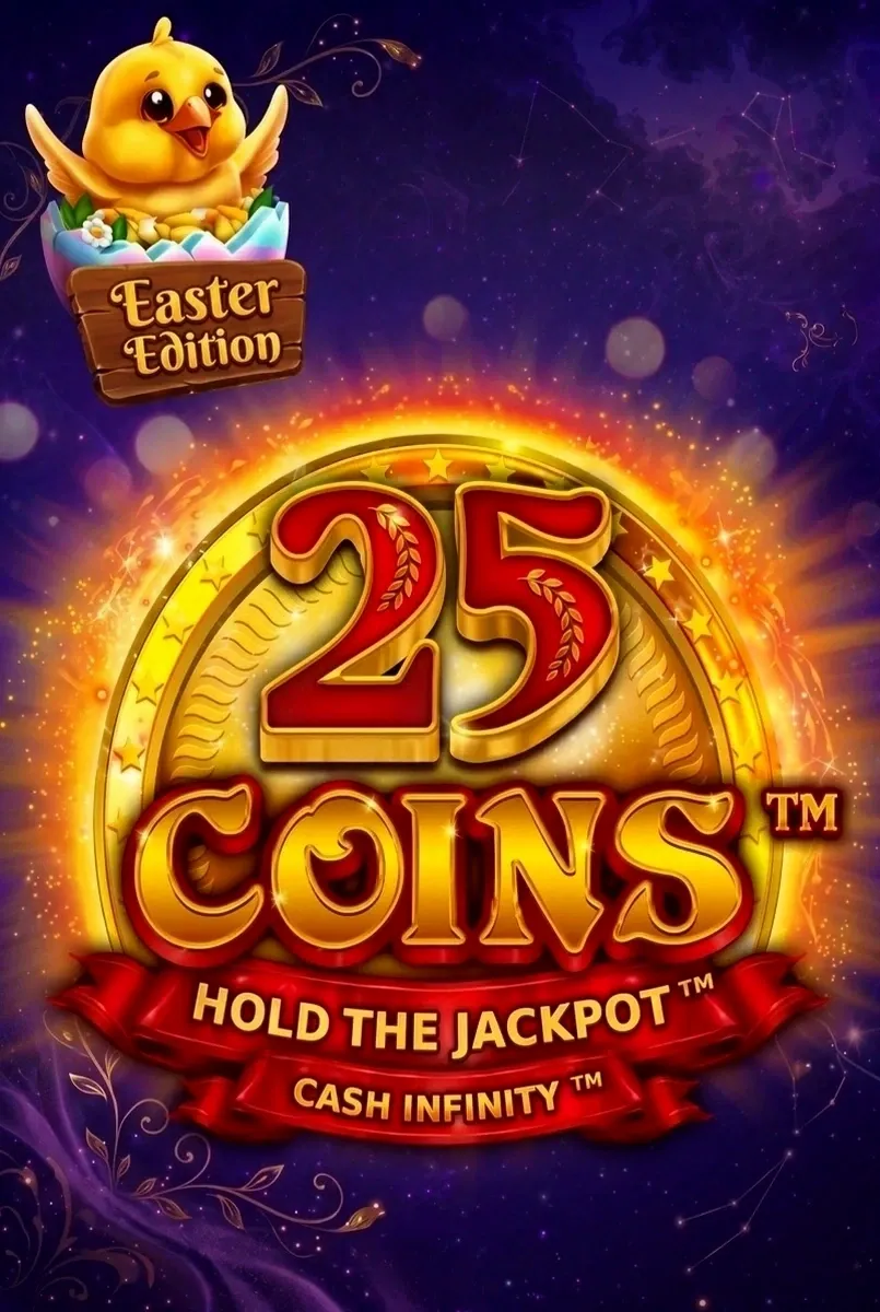 25 coins hold the jackpot cash infinity
